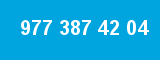 977 387 42 04 977 387 42 04
